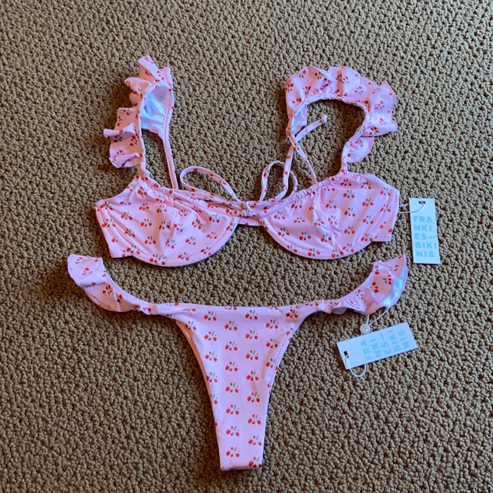 Frankie’s Bikinis pink bikini
